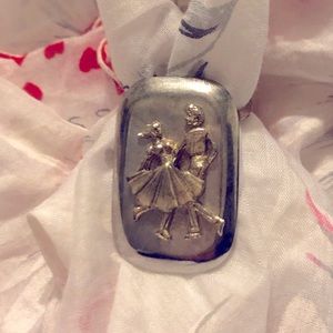 Vintage scarf loop swing dance line dance